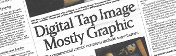 Digital Tap was featured in the Tampa Tribune and the Sarasota Herald Tribune